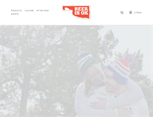 Tablet Screenshot of beerisok.com